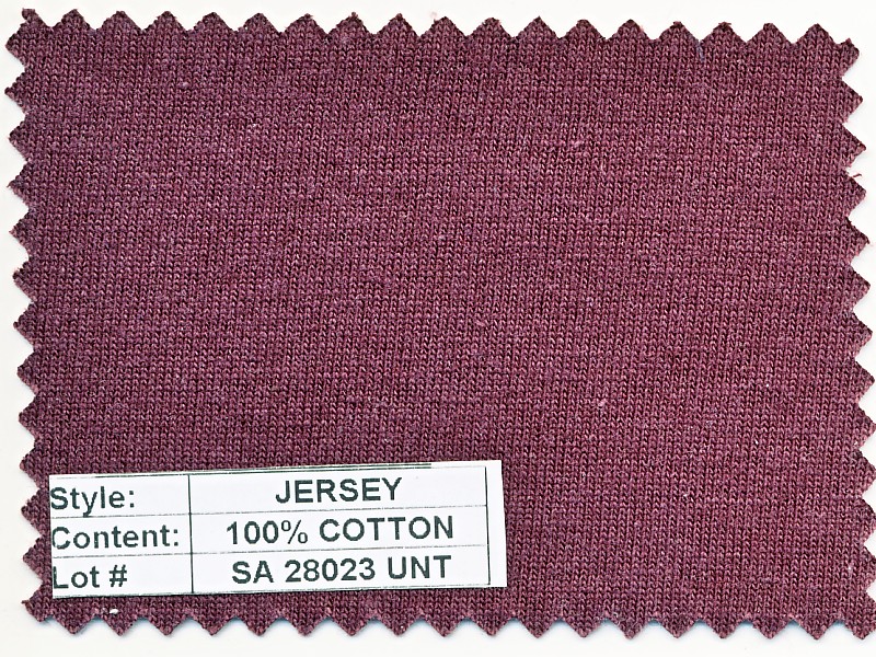 Jersey 100% cotton